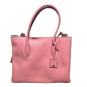Kate Spade Eva Breezy Floral Ditsy Bag Salmon Pink Tote Purse Shoulder Bag